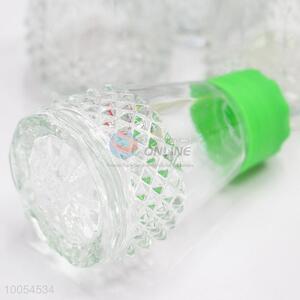 Best Selling 8.5*4.3CM Glass Condiment Bottle with Colrful Covers