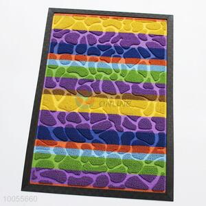 Best price rectangular colorful velvet <em>door</em> <em>mat</em>