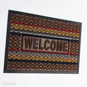 Wholesale rectangular colorful velvet <em>door</em> <em>mat</em>