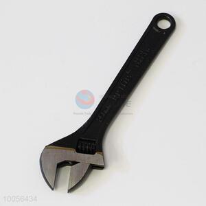 High quality 6 inch adjustable wrench with black handle