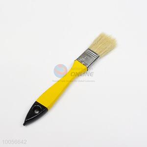 1 inch bristle painting brush with yellow wooden handle