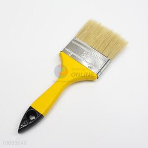 3 inch bristle painting brush with yellow wooden handle