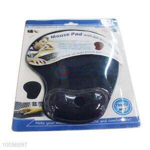 Hot Sale Comfortable 19*23*0.3cm Navy Blue Mouse Pad/Mat with Gel Wrist Support
