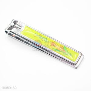 High Quality Rectangle Stainless Steel Flowers Nail Clipper