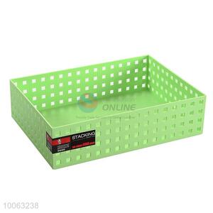 ABS hollow green plastic storage/sundry box