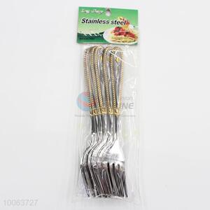 Top quality 6 pieces stainless steel forks