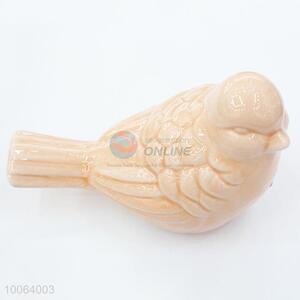 Pink porcelain birds ceramic birds ceramic decoration