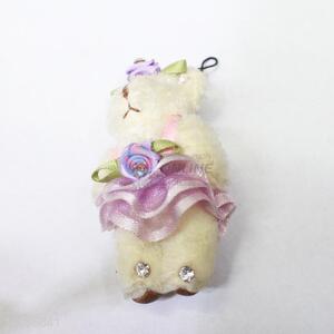6cm delicate princess bear phone pendant/keychain for girl