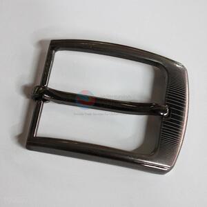 Square hematite zinc alloy belt buckle