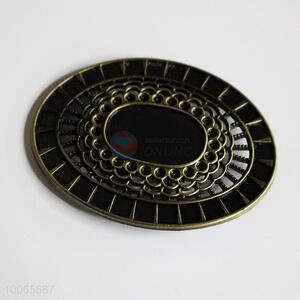 Oval metal belt buckle/zinc alloy belt buckle