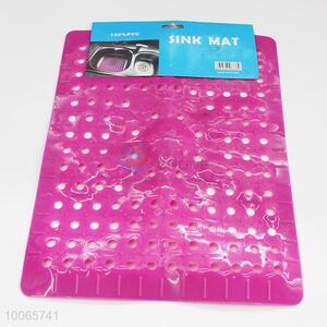 Wholesale Square Purple PVC Sink Mat
