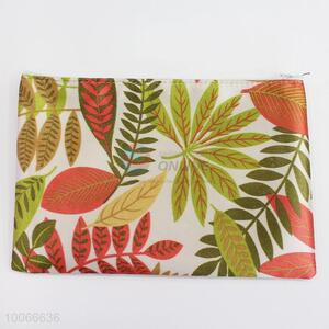 Wholesale 21*14cm Leaves Printed Pen Bag for Students