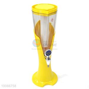 New arrival yellow wine pour beer <em>dispenser</em> with light