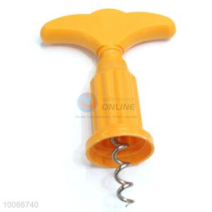 Hot sale orange color bottle opener corkscrew