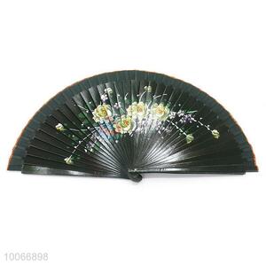 Wholesale printing wooden fan hand fan