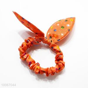 Orange Hair Ring with Rabbit Ears