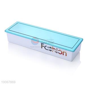 Low price plastic tableware storage box 4 colors