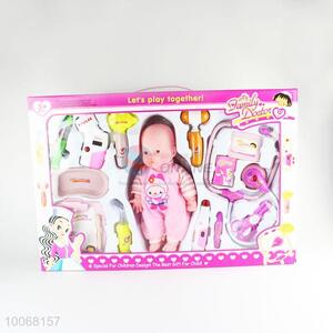 Good quality fanincing family doctor doll for babies