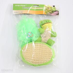 Cute Green Frog Body Bath Set