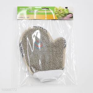 Hot sell shower signature cotton bath gloves sponge