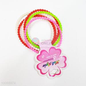 Round Beads Multicolor Silicone Bracelet