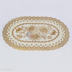 Unique designs Flower Pattern PVC Table Mat