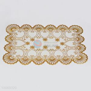 Vintage golden table placemat/dining table mat