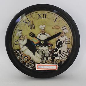 High quality round plastic wall clock