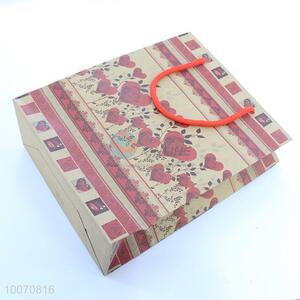 Custom multifunctional brown paper gift bag