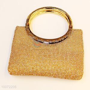 Fashionable gold lady party bag evening bag clutch bag