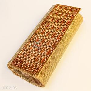 Newst design golden tobacco <em>women</em> evening bag lady clutch bag