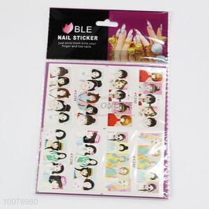 Fashion girls nail art wrap nail sticker