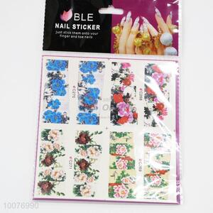 Flower Printed Decoration DIY Nail Stickers
