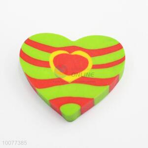Colorful  Heart Shape Rubber Eraser for Kids
