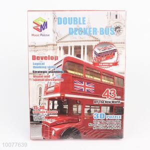 43PCS Double Decker Bus Model 3D Magic <em>Puzzle</em>