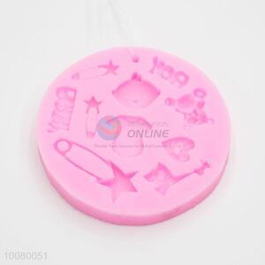 New design cartoon biscuit mold silicone cake mould