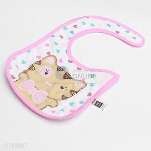 Cat embroidery baby saliva towel