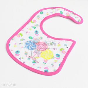 Lollipop embroidery baby saliva towel