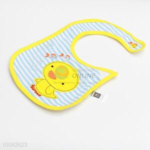 Yellow duck embroidery baby saliva towel