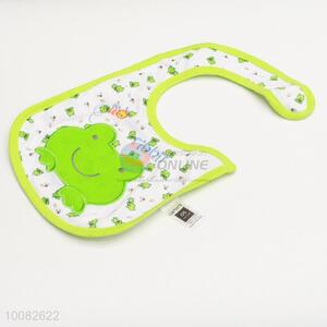 Lovely frog embroidery baby saliva towel