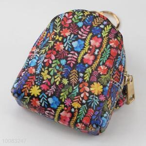 Cheap wholesale printing mini <em>schoolbag</em> coin purse