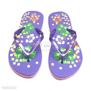 Hot sale cheap EVA slipper lady flat beach flip flops