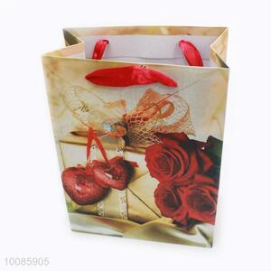 Nice Portable White Cardboard Paper Handbag/Gift Bag