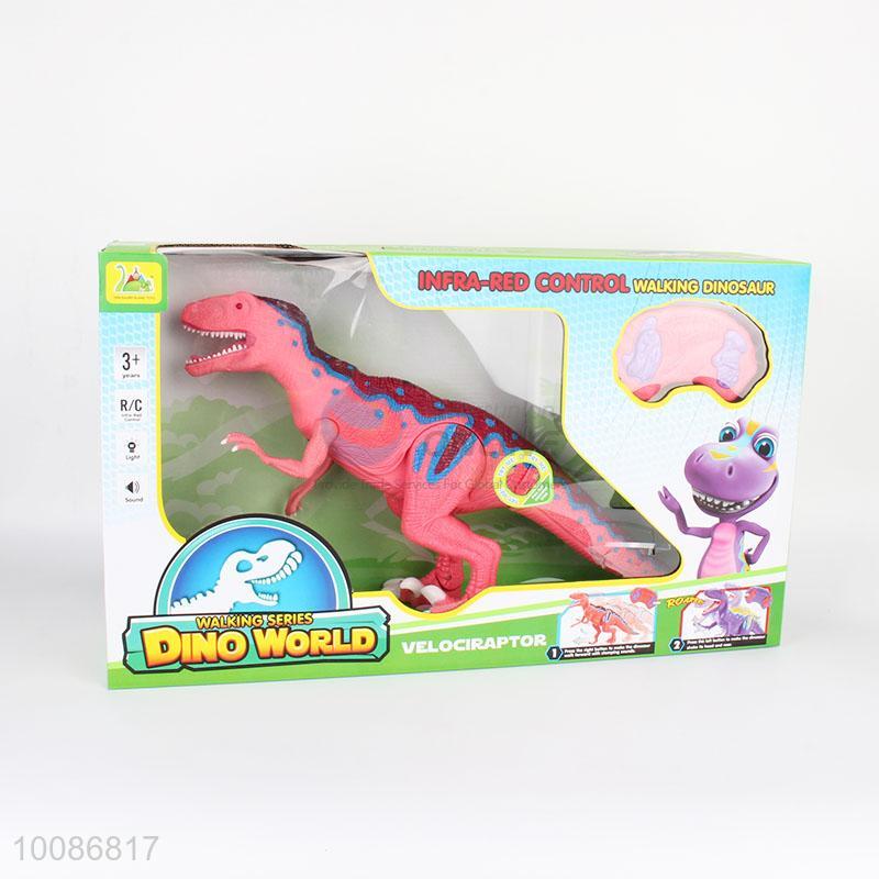 infrared control walking dinosaur