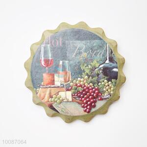 Fruit Bottle Cap Shaped Round <em>Cup</em> Mat/Coaster