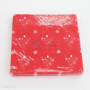 Top Selling Red Printed Paper Napkins