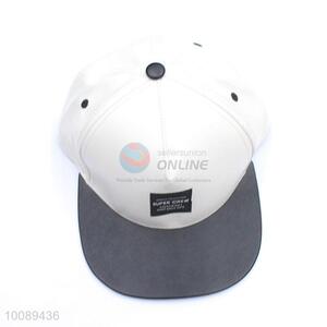 Flexfit white grey cotton fabric baseball hat from China