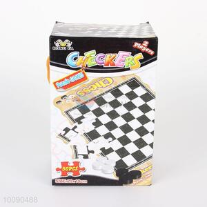 2 players checkers borad puzzle game toys as kids gift