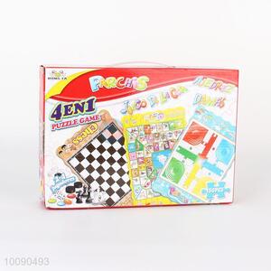 Creative gift chess  ludo  4 in 1 puzzle game for kids