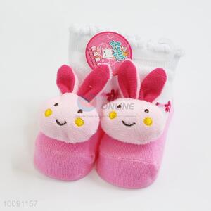 3D Raabit Anti Slip Cotton Baby Sock/ Soft Baby Socks